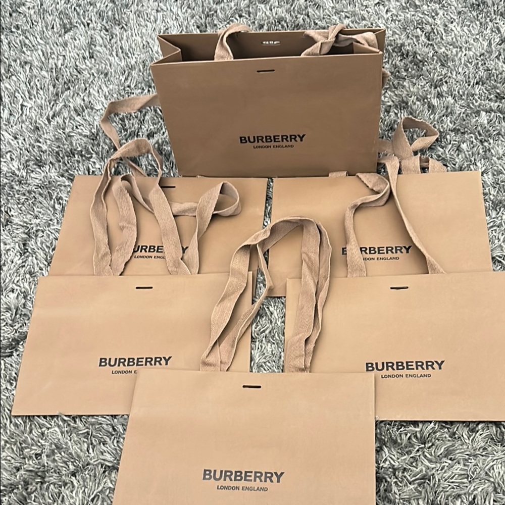 Burberry Tan Tote Bags